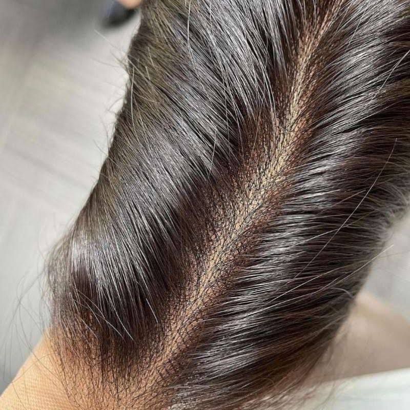 Frontal hairpiece made of real hair by KIARIS Hair