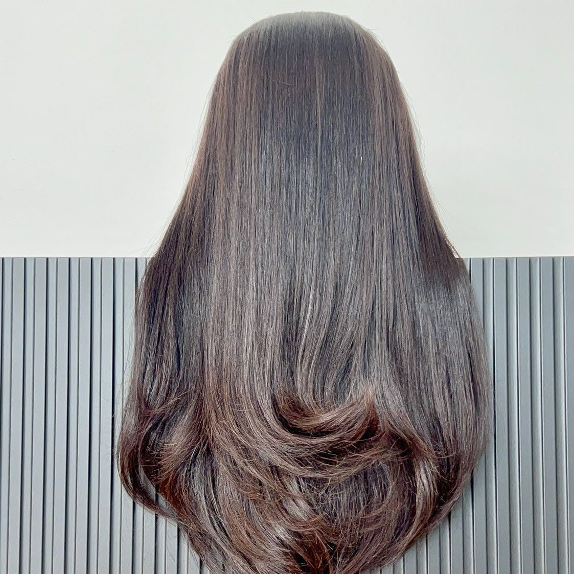 Real hair wig 3 component wigs in straight by KIARIS Hair